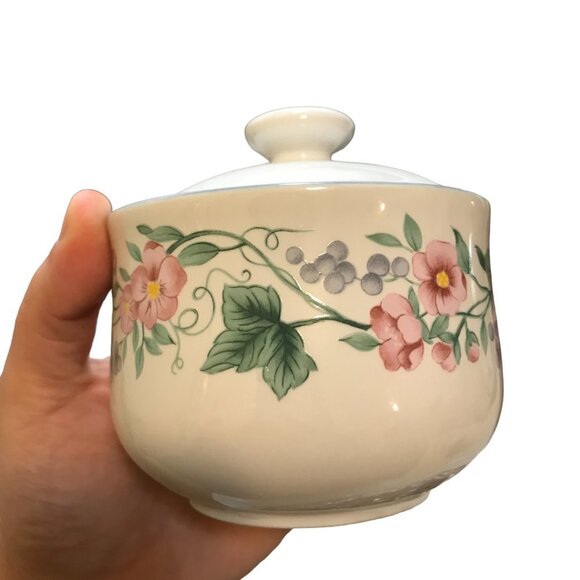 Vintage Ranmaru Mervyns Kensington Sugar and Cream Dish 4940 - Picture 3 of 16